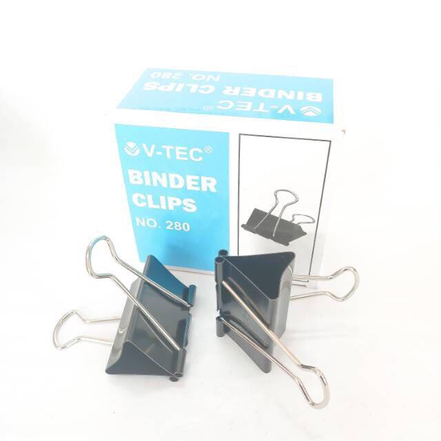 

V-TEC BINDER CLIP 280 (1 PACK = 12 PCS)