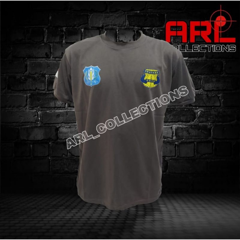 kaos satpam coklat terbaru/kaos pendek satpam gadapratama borgol