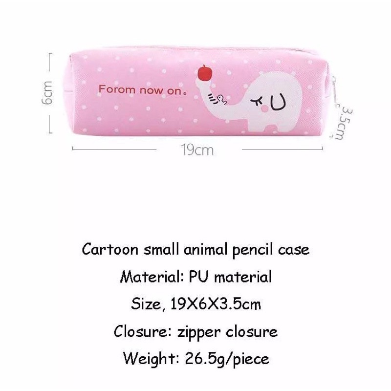 TEMPAT PENSIL / KOTAK PENSIL / TEMPAT ALAT TULIS MOTIF CARTOON JRW0097