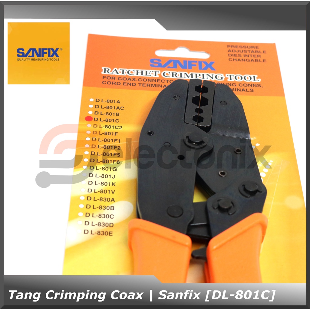 Tang Crimping BNC/Coax | SANFIX [DL-801C]