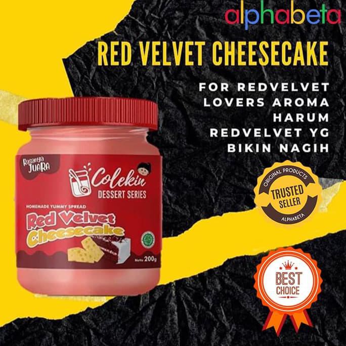 

Monggo] Selai Colekin Homemade - Selai Oles Rasa Red Velvet Cheescake 200Gr