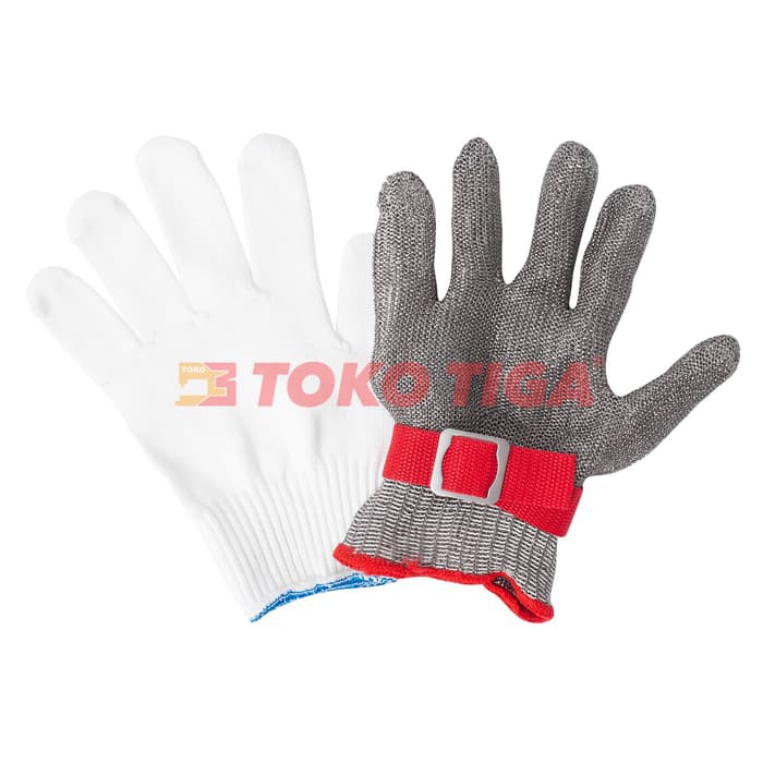 Anti-cut Wire Glove / Sarung Tangan Stainless Steel Anti Potong Tikam