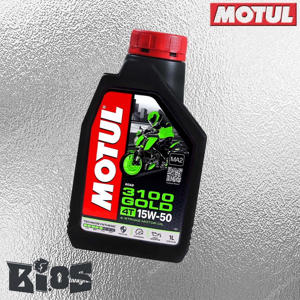 MOTUL 3100 GOLD TECHNOSYNTHESE 10W40 / 15W50 1L &amp; 800ML ORIGINAL 100%