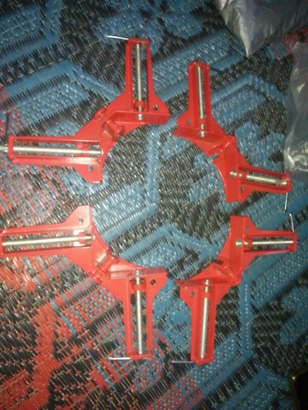 Clamp Corner Catok Mitre Siku Sudut 3 Inch Klem Sudut Rrt / Catok Pojok Merah