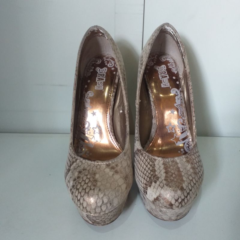 brash gold heels