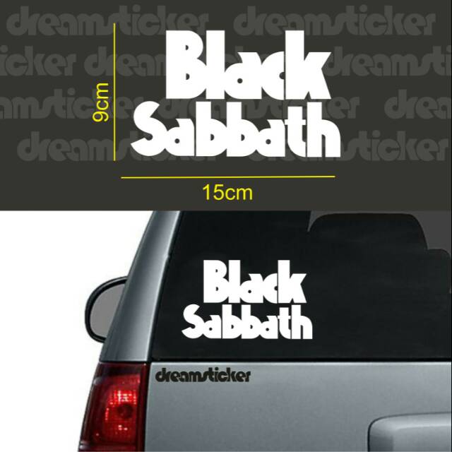 

Sticker Stiker Musik Band Black Sabbath 01