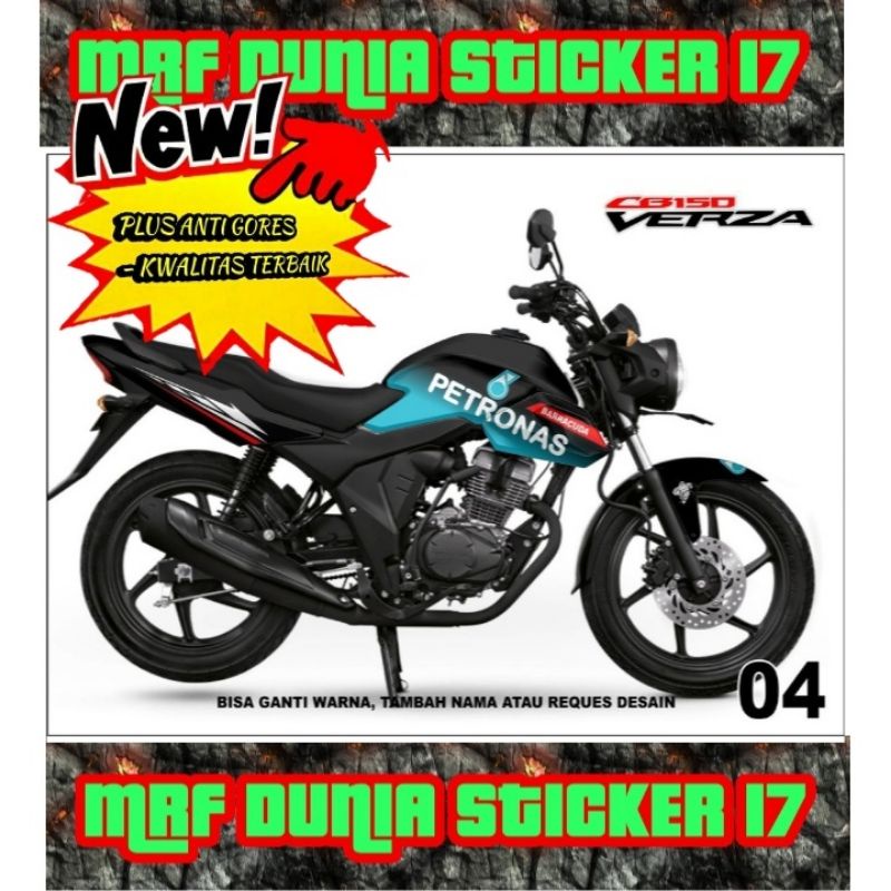 Sticker decal CB 150 Verza Full Body dekal Honda CB 150 Verza Stiker Decal Honda Verza 150 CB 04