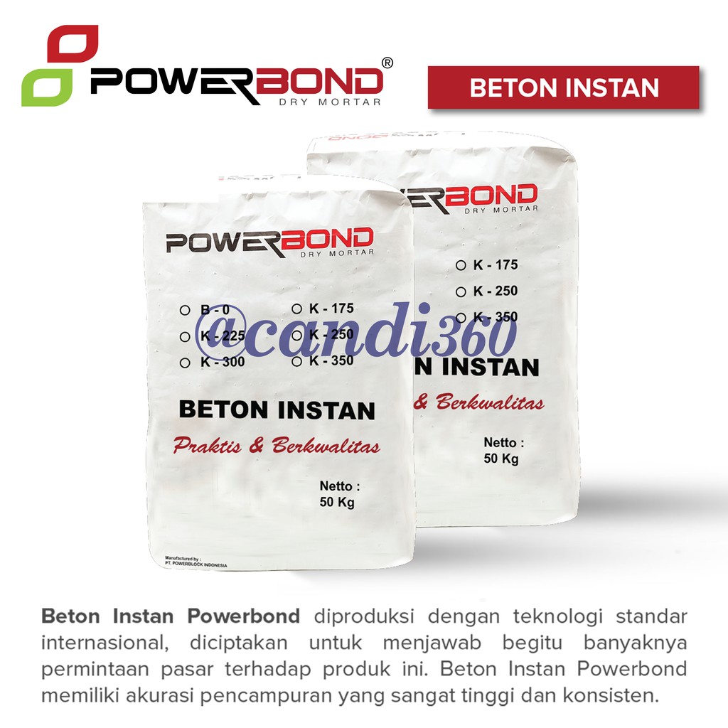 SEMEN BETON INSTAN POWERBOND