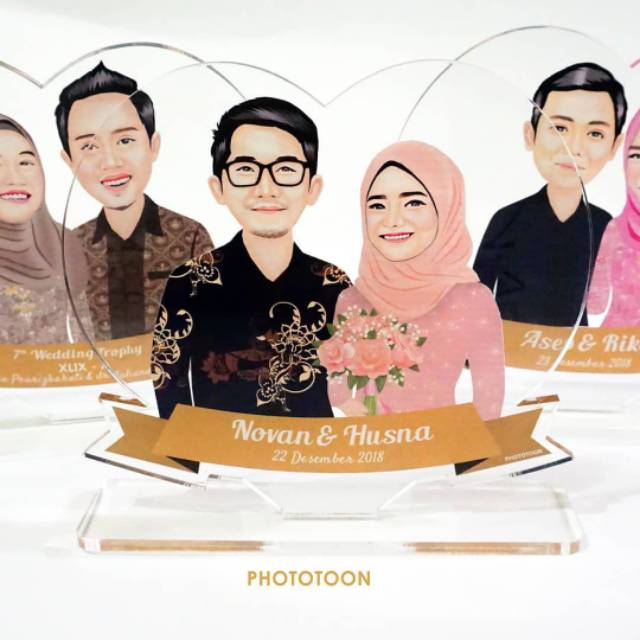 

TROPHY LOVE COUPLE AKRILIK / WEDDING GIFT / CUSTOM GIFT / KADO NIKAH / ANNIVERSARY