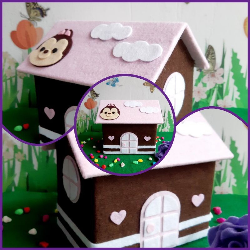 CELENGAN FLANEL RUMAH MOTIF Chipmunk