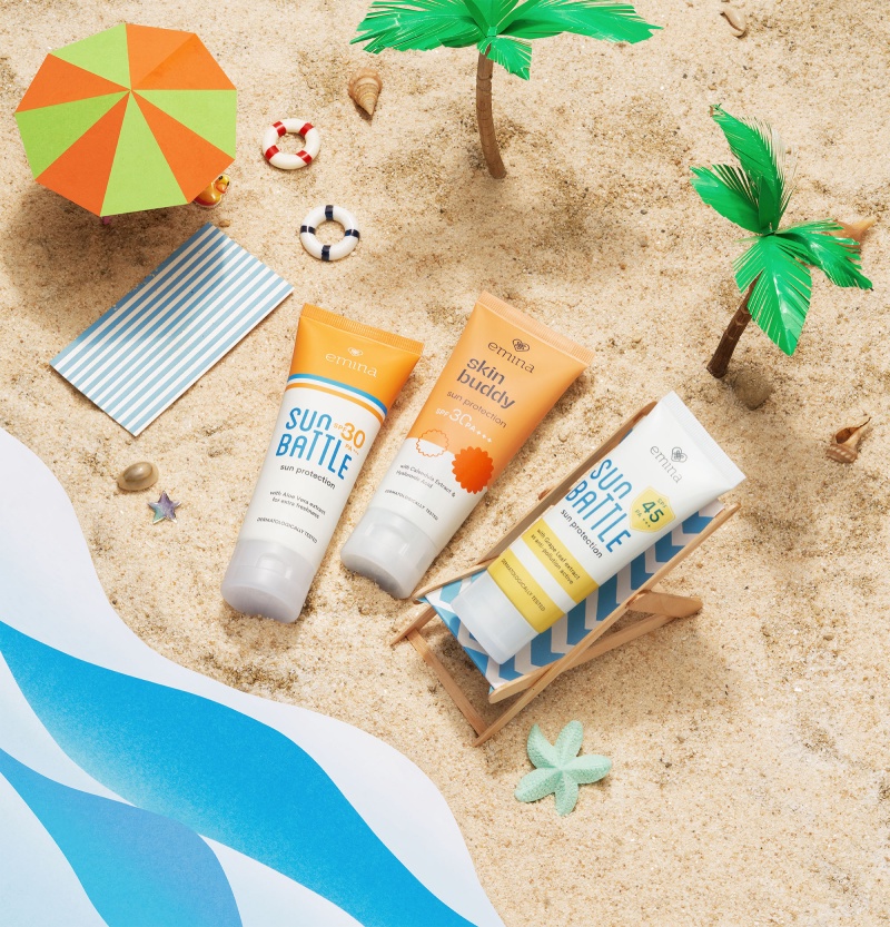 Emina Sun Battle SPF 30 PA+++ - Sunscreen Pelindung dari Sinar Matahari + UV BISA COD