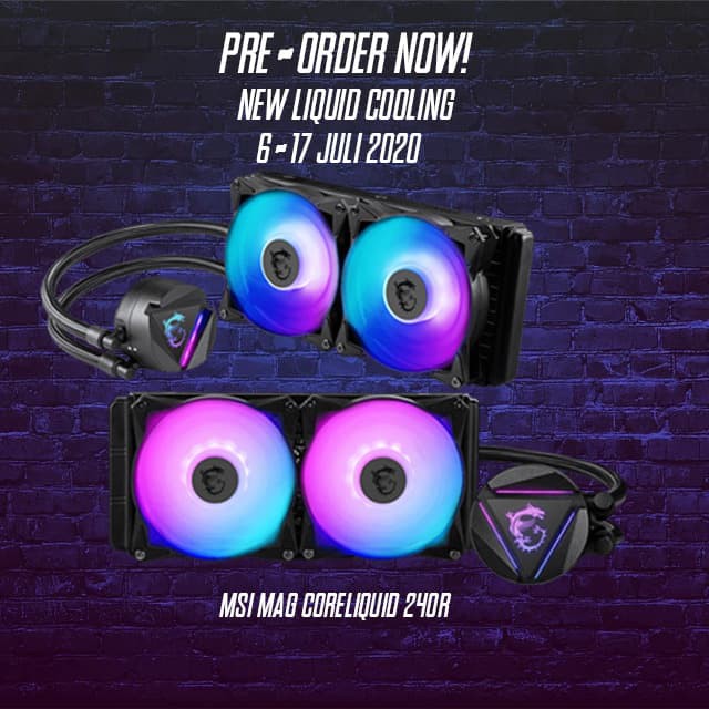 Jual CPU COOLER MSI MAG CORE LIQUID 240R V2 Shopee Indonesia