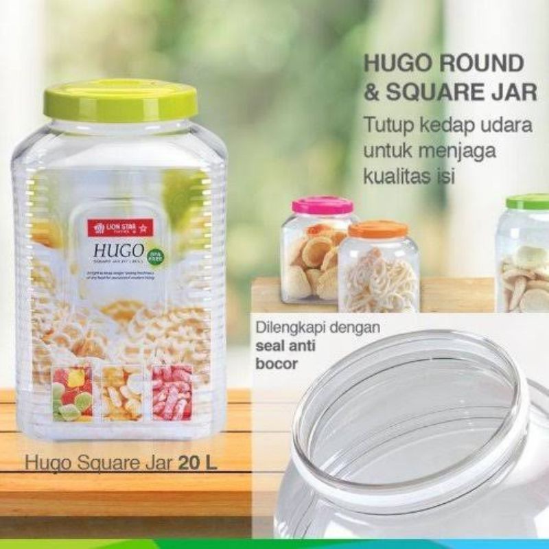 LION STAR 217 PP-67 TOPLES HUGO SQUARE JAR 20 LITER