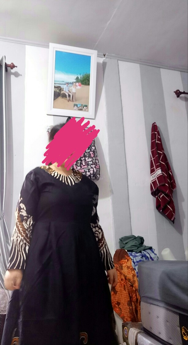 Ms Gamis Batik Sriwedari Maxi Bumil/busui Katun Prada Allsize Ld 104k