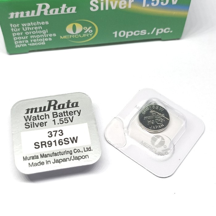 batre murata SR 916 SW / 373 Original single pack batrei jam tangan ori