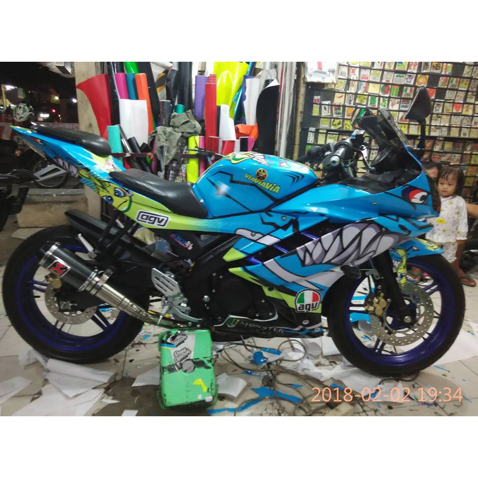 Striping Decal Yamaha R15 V2 Shopee Indonesia