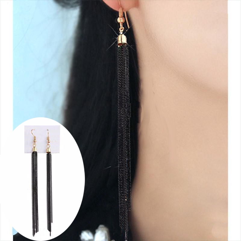 Anting wanita panjang kekinian style korea 401