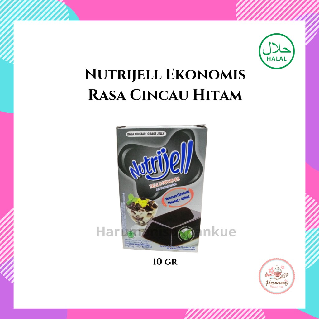 

Nutrijell Ekonomis Rasa Cincau Grass Jelly 5gr