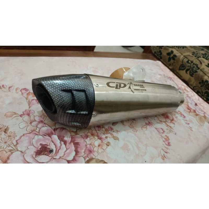 knalpot racing CLD shark untuk mx king cbr150r cb150r vixion cbr150r facelift r15v3 nmax pcx