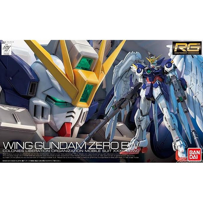 BARANG BERKUALITAS  RG Wing Gundam Zero EW Custom