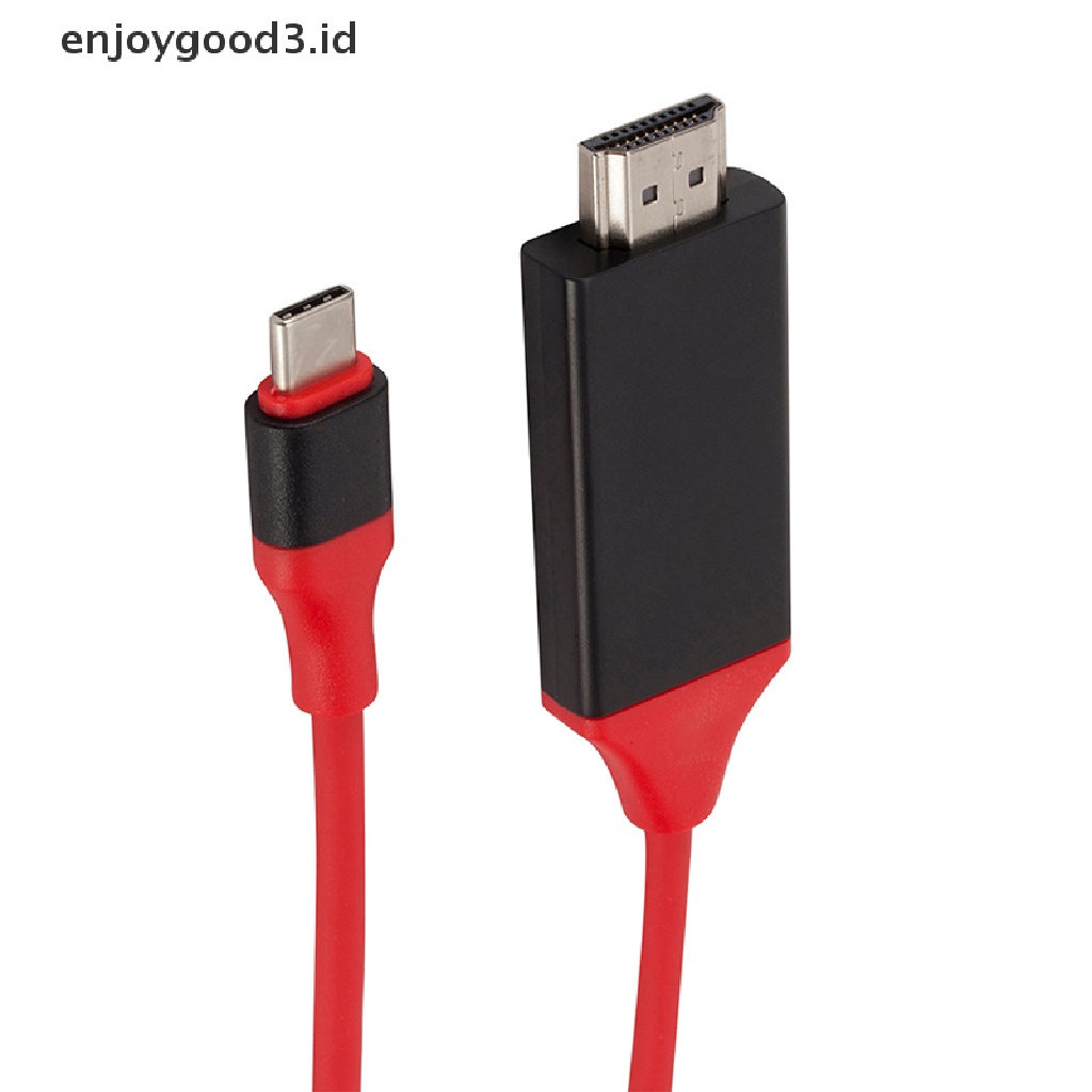 Kabel Video Usb 3.1 Tipe C Ke Hdmi Av Tv 4k Hd