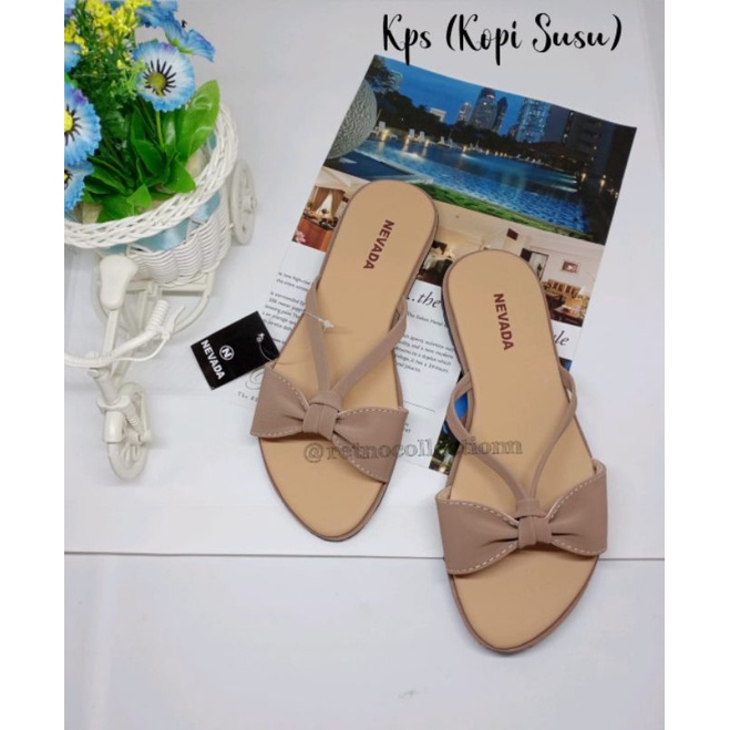 sandal slop wanita slip/sendal slop wanita nevada/slop T