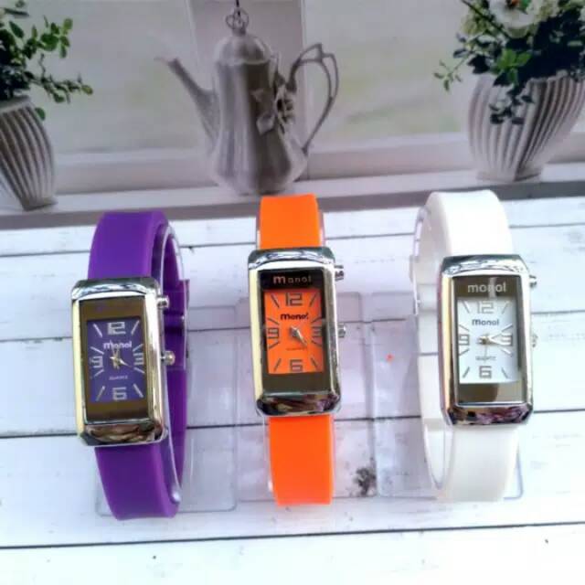Jam Tangan Monol Kotak Mini. TERMURAH
