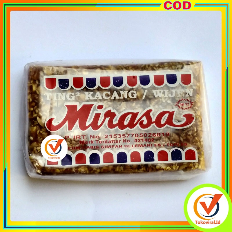 

Ting Ting Kacang Wijan Mirasa / Tingi Ting Mirasa / Camilan Khas Madiun / Tingting Ting-Ting / TI-24