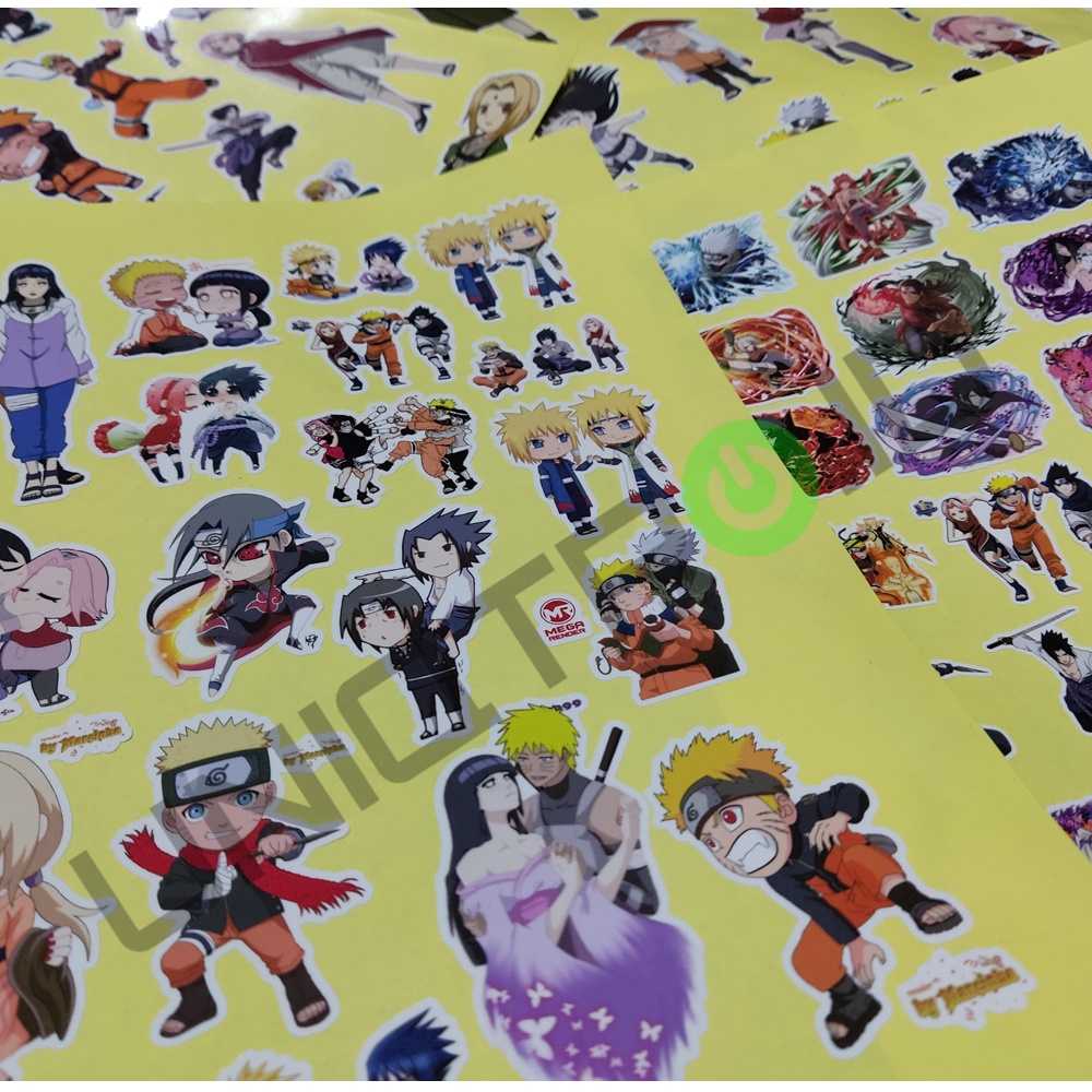 

Stiker Pack Karakter Naruto, Sticker Tahan Air