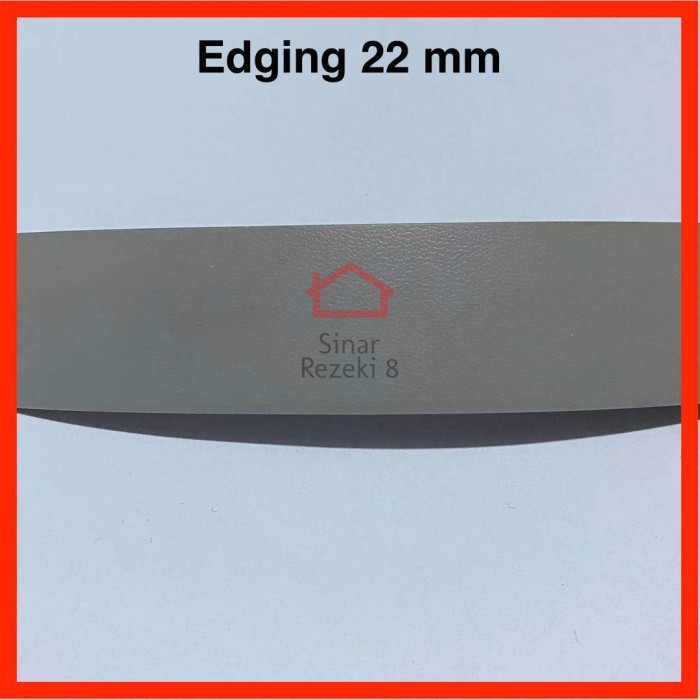 Edging HPL 188.25 ABU 2 x 22 mm PVC Pinggiran Meja Kayu Woodgrain taco