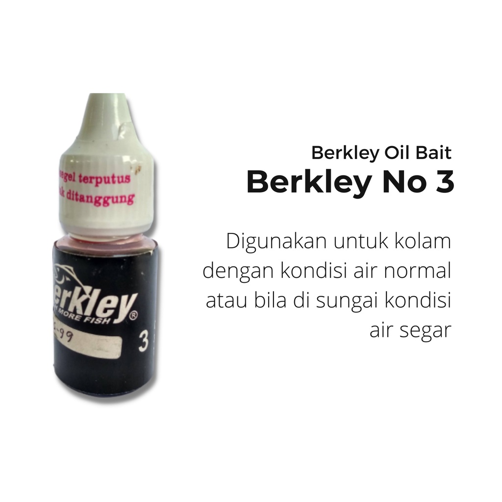 Essen Ikan Mas Berkley Oil Bait No 3 - Untuk Mancing Liar di Sungai dan Danau