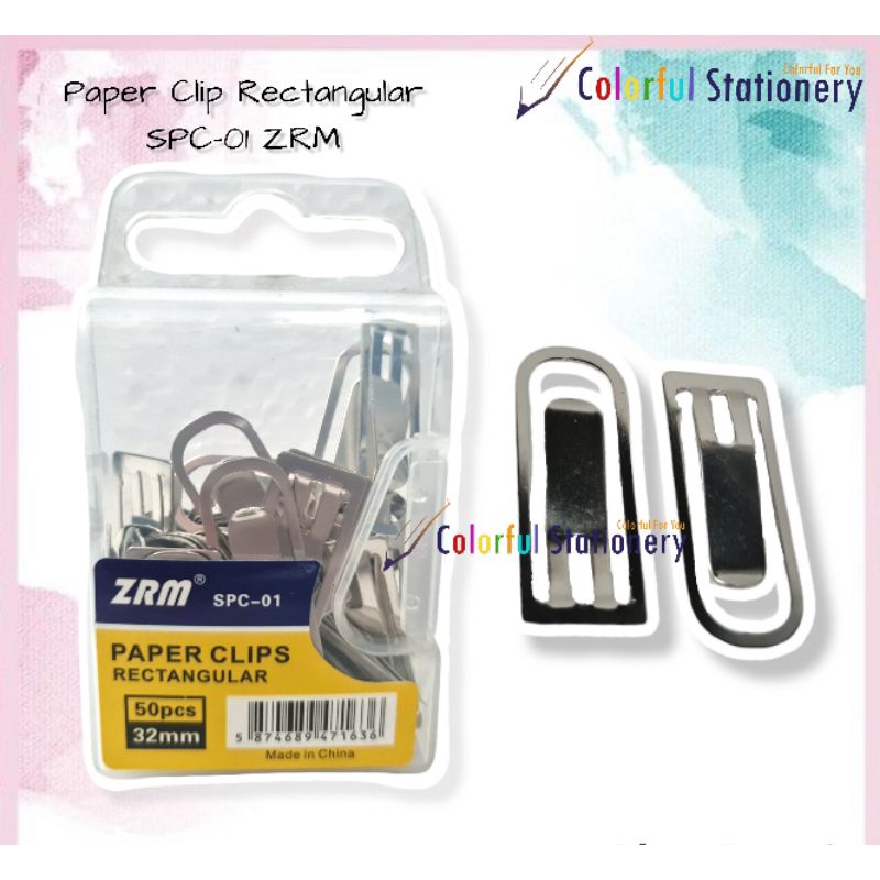 

Paper Clip Rectangular 32mm SPC-01 ZRM