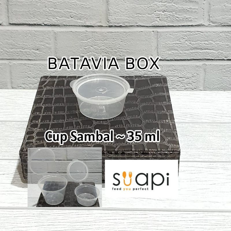 Cup sauce/sambal uk 35ml suapi /10pcs