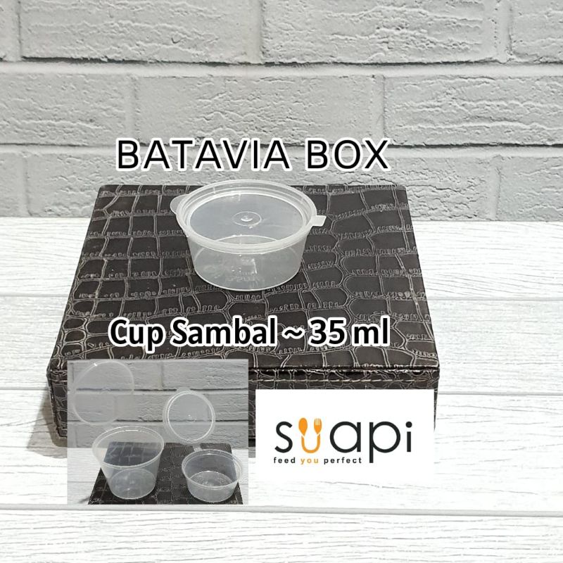 

Cup sauce/sambal uk 35ml suapi /10pcs