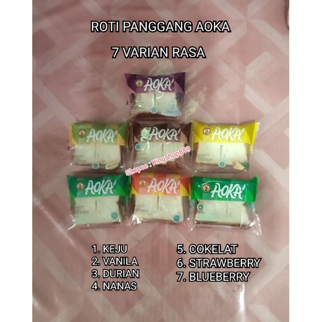 Roti aoka aneka rasa selai expired lama stok terbaru