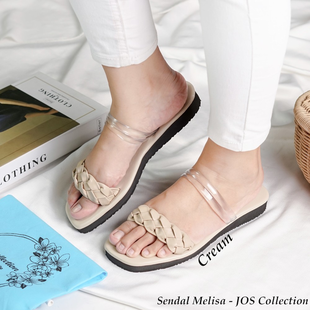 Sandal Selop Wanita Tali Mika - Melisa by JOS Collection