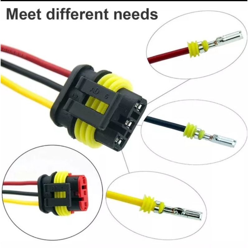 konektor kabel mobil motor anti air weterfrop