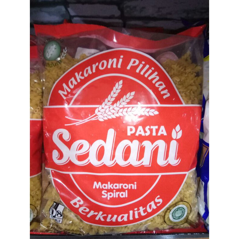 

Sedani Makaroni Spiral, packing ori, murah ,enak 1000gr