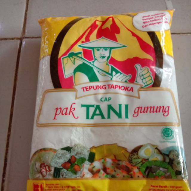 

Tepung tapioka pak tani gunung