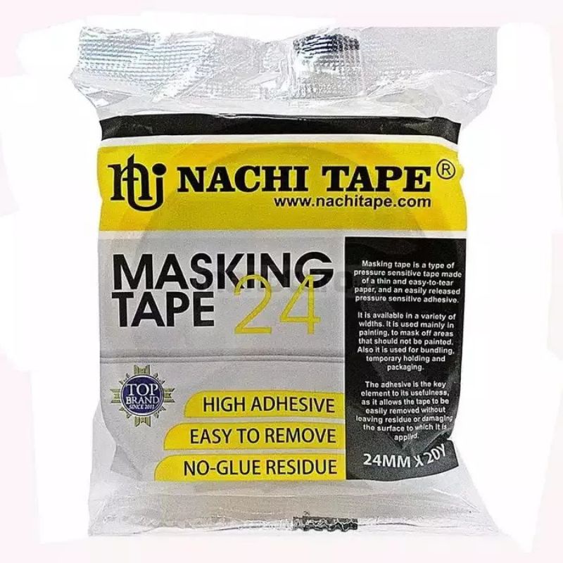 

Isolasi Kertas / Masking Tape Nachi 24mm x 20 yard