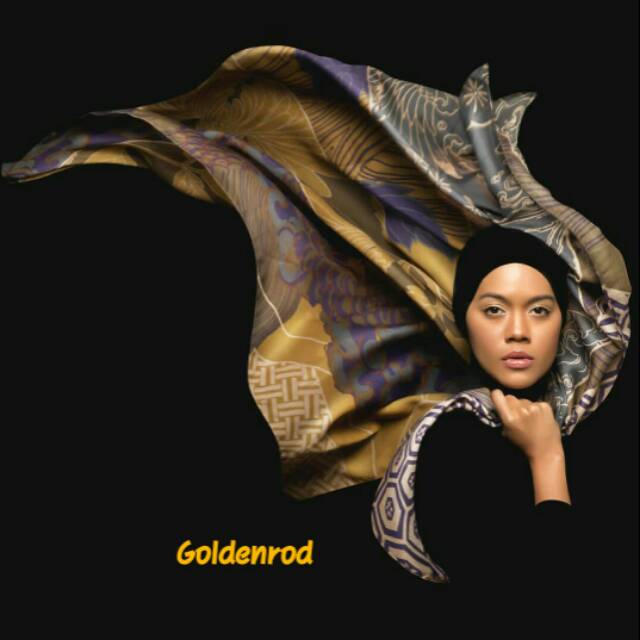 Neoma scarf Goldenrod Kami. By KAMIIDEA