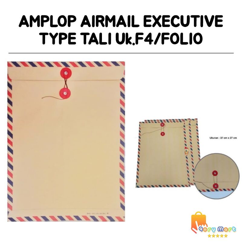 

AMPLOP COKLAT TALI FOLIO | AMPLOP TALI AIRMAIL