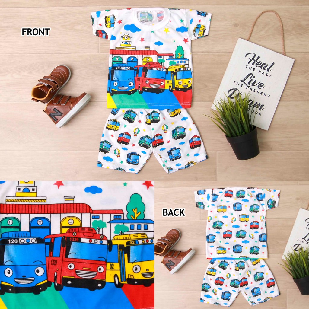 Jikialiang - SETELAN  ANAK  LAKI LAKI USIA 1-3 TAHUN ELLONIA GAMBAR TAY