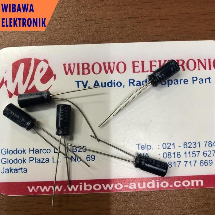 Capacitor elco 220uf-6,3v 220uf 6.3v wbwele88 Ayo Beli