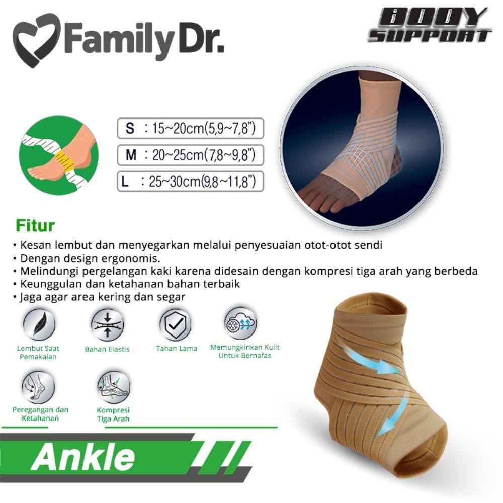 FamilyDr Ankle Support - Deker Pelindung Pergelangan Kaki