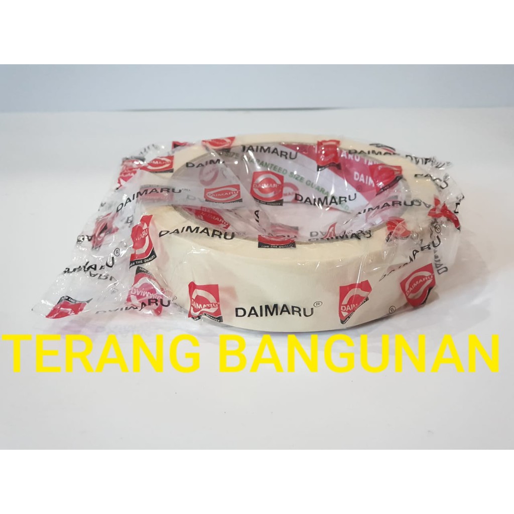 

MASKING TAPE DAIMARU 1INCH / LAKBAN KERTAS DAIMARU 2,5 CM