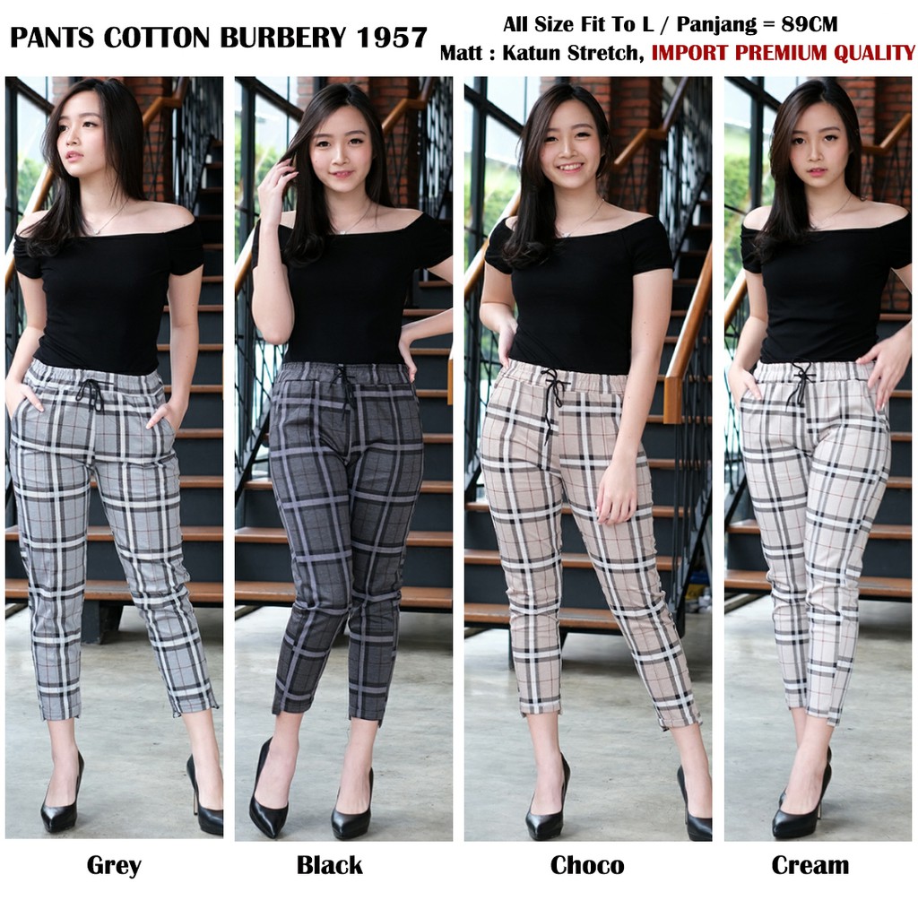 1957 BBR COTTON IMPORT CELANA  WANITA  Panjang Banyak  Warna 