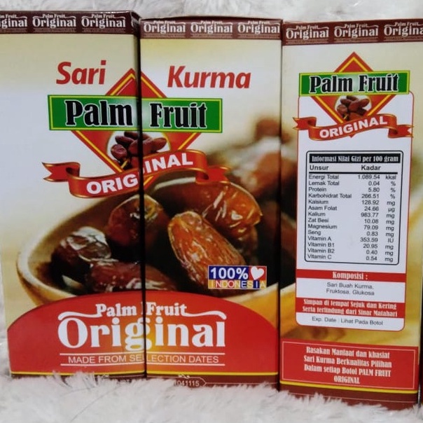 

Sari kurma Palm Fruit Original Minuman Sari Buah Kurma