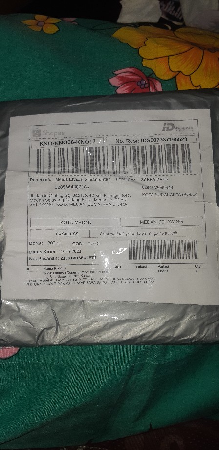 Tunik Latansa Genes Jumbo Batik Modern Big Size Sogan Muslim Kantor