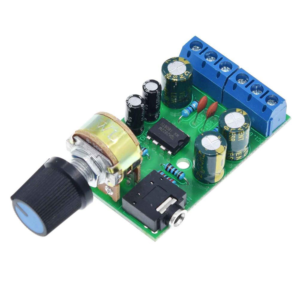 Modul Amplifier Tda2822M 2.0 Channel Dc1.8-12V Portable Tahan Lama